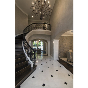 Ringhiere di Lusso <span class=keywords><strong>in</strong></span> Ferro Battuto a Doppio Lato per Scale Interne <span class=keywords><strong>in</strong></span> <span class=keywords><strong>Legno</strong></span> e Metallo - Product Image 5