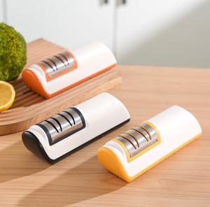 Mini aiguiseur de couteaux électrique, outil d'affûtage rapide, rechargeable, avec base antidérapante, aiguiseur de lames de cuisine portable - Product Image 2