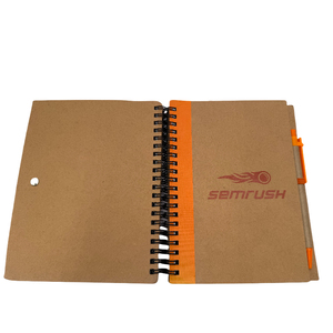 Khuyến mại A5 máy tính xách tay với chủ bút máy tính xách tay tùy chỉnh với bút tùy chỉnh Kraft máy tính xách tay - Product Image 3