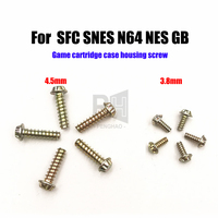 Vis de sécurité en acier au carbone 3,8 mm 4,5 mm pour réparation de consoles NES SNES N64 Game Boy GB et vis de fixation de cartouches