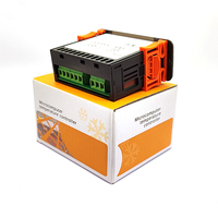 EK-3030 OM Kulkas Freezer Pengontrol Suhu Termostat Layar Sentuh LCD IP65 -40~99 Probe 200mm Alarm Suhu Tinggi