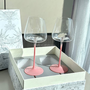 ชุดแก้วไวน์แดงทรงสูง ก้านยาว แบบอเมริกัน สีขาวคริสตัล เป็นมิตรกับสิ่งแวดล้อม ล้างในเครื่องล้างจานได้ ชุดแก้วปากกว้างทรงสูง เหมาะสำหรับเป็นของขวัญ - Product Image 4