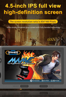 Console de jeu portable SF3000 avec écran IPS de 4,5 pouces, lecteur de jeux vidéo rétro, plus de 20000 jeux, 2 Go de RAM, batterie rechargeable de 3000 mAh, multi-simulateur