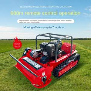 <span class=keywords><strong>4</strong></span>ストロークガソリン芝刈り機ファームガーデンミニリモコン9HP草トリマー80cm草ボックス付き - Product Image 2