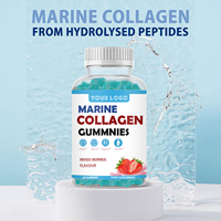 Complément alimentaire pour adultes délicieux, gommes au collagène, peptides de collagène marin hydrolysés, formule personnalisée pour la beauté et la santé des articulations