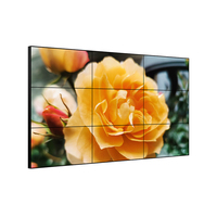 Televisor Inteligente UHD de 46/49/55 Pulgadas con Bisel Ultra Delgado de 1.8 mm, Televisor LED/LCD Flexible de Buena Calidad, Pantalla de Video LCD 3x3