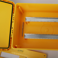 Fameto Boîtier de distribution d'énergie photovoltaïque 36 bits basse tension IP66 250A 380V-415V Jaune/Noir Modèle 36