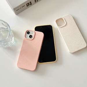 Funda de Teléfono TPU Biodegradable de Trigo con Logotipo Personalizado GRATIS, Precio al por Mayor, para <span class=keywords><strong>iPhone</strong></span> 17 16 15 <span class=keywords><strong>14</strong></span> 13 12 11 <span class=keywords><strong>Pro</strong></span> <span class=keywords><strong>Max</strong></span> Plus - Product Image 2