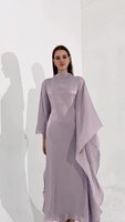 JiyunD le Moyen-Orient Arabe Abaya Robe Femme Lâche et Confortable
