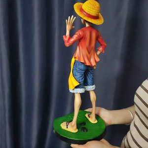 Figurine <span class=keywords><strong>Luffy</strong></span> One Piece surdimensionnée de 40 cm, qualité supérieure, <span class=keywords><strong>Luffy</strong></span> <span class=keywords><strong>souriant</strong></span>, objet de collection d'anime - Product Image 2