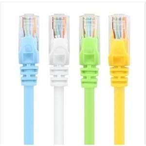 Cat6 Ethernet <b>Cable</b> 8 Core Pure Copper PVC Jacket <b>Computer</b> Network <b>Cable</b> Non Shielded Nickel Plated Connectors - Product Image 3