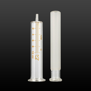 Tùy chỉnh OEM phòng thí nghiệm thủy tinh 1 <span class=keywords><strong>2</strong></span> 5 10 20 50 100ml kháng hóa chất thủy tinh borosilicate ống tiêm - Product Image 3