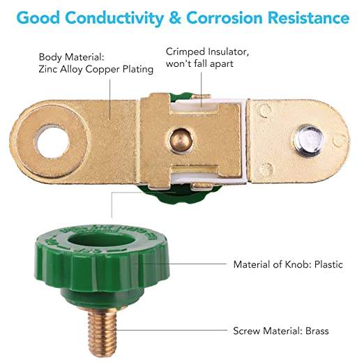 Vehicle Battery Shut Off Battery Disconnect Switch For Car - Side Post Terminal Cut Off Shut Off Switch Battery Cut Off Switch 12v