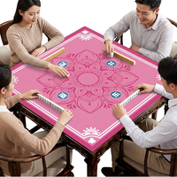 Tapis de jeu de Carrom portable et pliable en caoutchouc naturel écologique insonorisant, housse de table de jeu enroulable pour jeu en intérieur