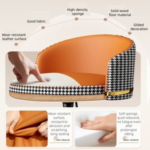 Giá tốt nhất sang trọng thanh cao ghế tinh tế da sang trọng thanh phân với điều chỉnh chiều cao và mạnh mẽ xây dựng bán buôn - Product Image 5