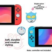 Tapas de Joystick para Control NS, Botones Lindos de Silicona OLED, Accesorios para Juegos