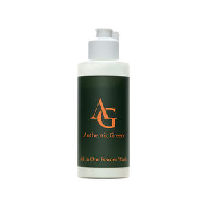 Lavado en polvo todo en uno, lavado corporal, 90g, polvo de enzima limpiadora suave para pieles sensibles, Vegano, baja irritación, débilmente ácido - Product Image 5