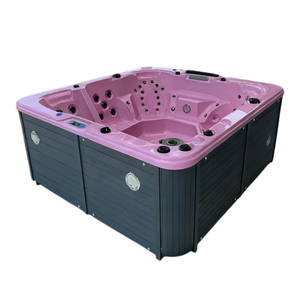 Vasca Idromassaggio <span class=keywords><strong>Jacuzzi</strong></span> Spa Moderna Autoportante in Acrilico per Esterni con Idromassaggio e Piscina per il Relax e il Divertimento - Product Image 2