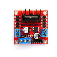 Pour Module de carte contrôleur d'entraînement moteur L298N double pont H pas à pas cc pour Arduino