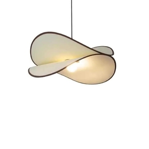 Lustre rétro en pétales haut de gamme français, style japonais vintage Wabi-Sabi, salon, chambre à coucher, lampe de table à manger - Product Image 5