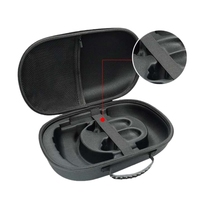 Étui rigide portable en EVA avec fermeture éclair - Sac de rangement protecteur pour accessoires de lunettes VR Meta/Oculus Quest 3S