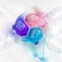 Capsule à linge 3-en-1 parfum de lavande parfum longue durée nettoyage adoucissant décontamination détergent à lessive Pod