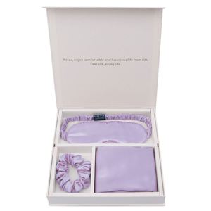 Juego de Artículos de Aseo de Viaje Personalizado con Logotipo, 100% Seda de Morera, Ideal para Regalos de Boda - Product Image 4
