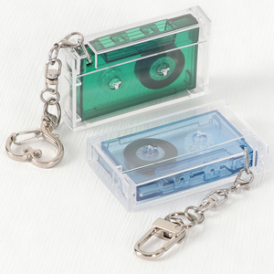Portachiavi WEISHENG <span class=keywords><strong>a</strong></span> Forma di Mini <span class=keywords><strong>Cassetta</strong></span> Musicale Vintage, Ciondolo Personalizzato con Adesivo Colorato, Regalo Musicale Retrò, <span class=keywords><strong>Cassetta</strong></span> NFC - Product Image 3