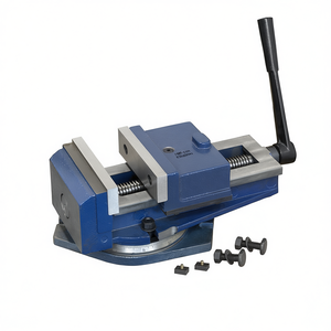 Tornillo de Banco Fervi con Base Giratoria de 360 Grados, Ancho de Mordaza de 100 mm, para Trabajos en Metal y Uso en Taller - Product Image 2