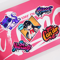 Pegatinas holográficas de vinilo con impresión personalizada, adhesivo impermeable de PVC, diseño de logotipo de empresa, pegatinas troqueladas