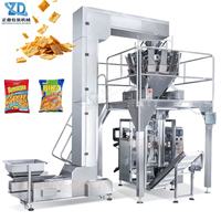 Machines d'emballage automatiques à grande vitesse pour peser, remplir et sceller des produits en poudre, granulés, tels que le thé, le riz, les chips de pommes de terre, les snacks, de 10 à 999 g