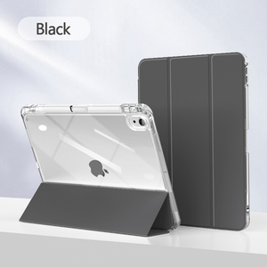 Custodia trasparente in acrilico-PC con portamatite in pelle PU Cover Tablet per <span class=keywords><strong>iPad</strong></span> 10 ° generazione 10.9 "(2022) - Product Image 1