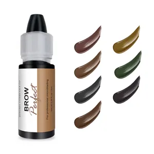 Private Label Microblading Pigments Eyebrows Tattoo Eyebrows Permanent Makeup Tattoo Color Ink Eyebrow Inks