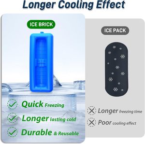 Portable Mini Pack Insulin <b>Cooler</b> Bag with Protective Ice Brick Vial Fridge Holder Storage Case - Product Image 6