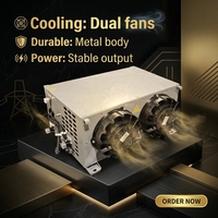 Nouveau Système de Gestion Thermique de Batterie 8KW en Gros, Charge Rapide DC 320V pour Camions et Bus Électriques, Communication CAN, Refroidissement Liquide
