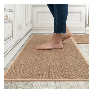 定制印花舒适站立防滑橡胶软地板地毯套装可清洗厨房抗疲劳地垫