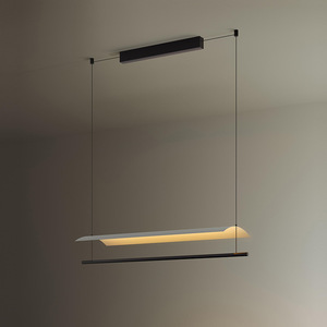 Thiết Kế Hiện Đại Đơn Giản Lớn E26 Cơ Sở Sắt Đèn Chùm Dài Dải Treo Cài Đặt Nhà Hàng Văn Phòng Phòng Trà Phía Trước Bàn Bóng Đèn - Product Image 2