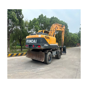 Excavadora de ruedas Hyundai 210W usada 21ton Hyundai 210W-9T 210W-9s alta calidad a precio de fábrica maquinaria de construcción equipo pesado - Product Image 2