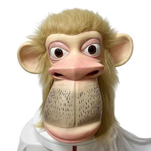 ปรับแต่งหน้ากากลิงน่ารักแบบเต็มหัวสัตว์ปากใหญ่คอสเพลย์คอสเพลย์ยางตลกงานคาร์นิวัลงานปาร์ตี้ - Product Image 6
