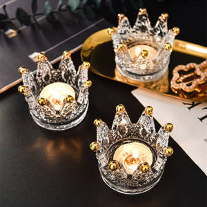 Стеклянный Хрустальный держатель для свечи - Product Image 2