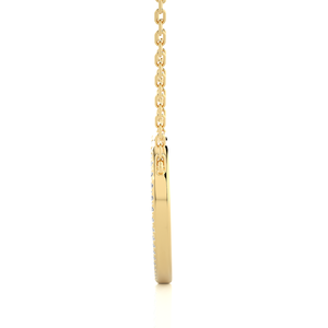 Collier pendentif en diamant de laboratoire de luxe pour femmes, or rose, or blanc, argent, bijoux fins élégants de qualité supérieure, cadeau - Product Image 2