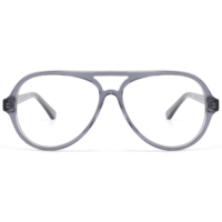 Lunettes optiques rétro unisexes, logo personnalisé, monture en acétate et métal, montures de lunettes tendance surdimensionnées