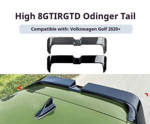 Applicable aux <span class=keywords><strong>Volkswagen</strong></span> <span class=keywords><strong>Golf</strong></span> <span class=keywords><strong>8</strong></span>/<span class=keywords><strong>Golf</strong></span> Mk8, y compris GTI R GTD <span class=keywords><strong>GTE</strong></span> 2020+, Spoiler de toit Odinger, Modification de spoiler - Product Image 2