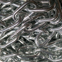 Cadena de Metal para Herrajes de Amarre, Estándar Australiano, Cadena de Eslabones Cortos/Medios/Largos, Cadena de Eslabones Soldados Galvanizados en Venta