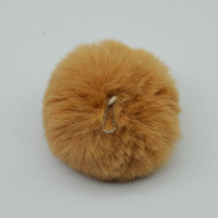 Bola Pom Pom Bulu Imitasi 8cm Dengan Pengait Snap, Bola Bulu Lembut, Gantungan Resleting, Hiasan untuk Pakaian, Tas, Topi, Aksesoris Pakaian, Dekorasi