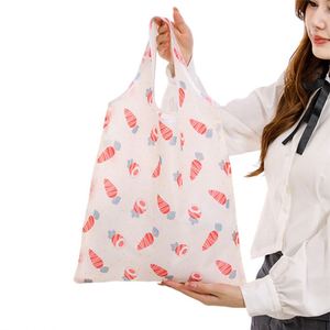 Bolsa de Compras Plegable Personalizada con Logotipo, Mini Bolsa de Poliéster Portátil con Llavero - Product Image 2