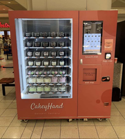 Distributeur automatique de salades fraîches en chaîne du froid, distributeur automatique de fruits et légumes frais, distributeur automatique intelligent sans personnel