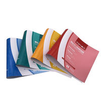 Livre d'instructions de dépliant plié certifié personnalisé de haute qualité impression en carton papier coloré pour l'utilisateur de brochures