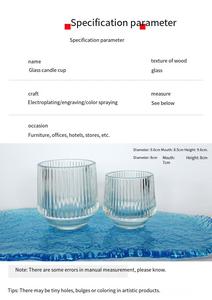 Support de bougie en <span class=keywords><strong>verre</strong></span> <span class=keywords><strong>transparent</strong></span> de luxe, très vendu, pour la maison et les fêtes, porte-bougie chauffe-plat en <span class=keywords><strong>verre</strong></span> <span class=keywords><strong>transparent</strong></span> - Product Image 3