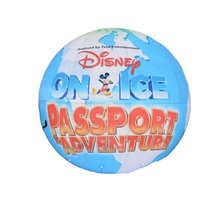 Ballon gonflable personnalisé en forme de dessin animé sur glace, décoration d'événement durable pour spectacle familial